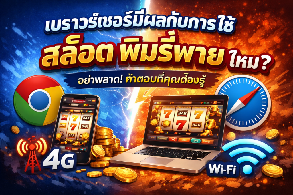 เบราว์เซอร์กับการเล่น สล็อต พิมรี่พาย